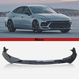 NINTE For 2024 2025 Hyundai Sonata 11th N-Line Front Lip Front Bumper Spoiler Splitter Chin