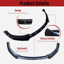 Charger l'image dans la galerie, NINTE For 2024 - 2025 Hyundai Sonata 11th Front Lip Front Bumper Spoiler Splitter Chin - NINTE
