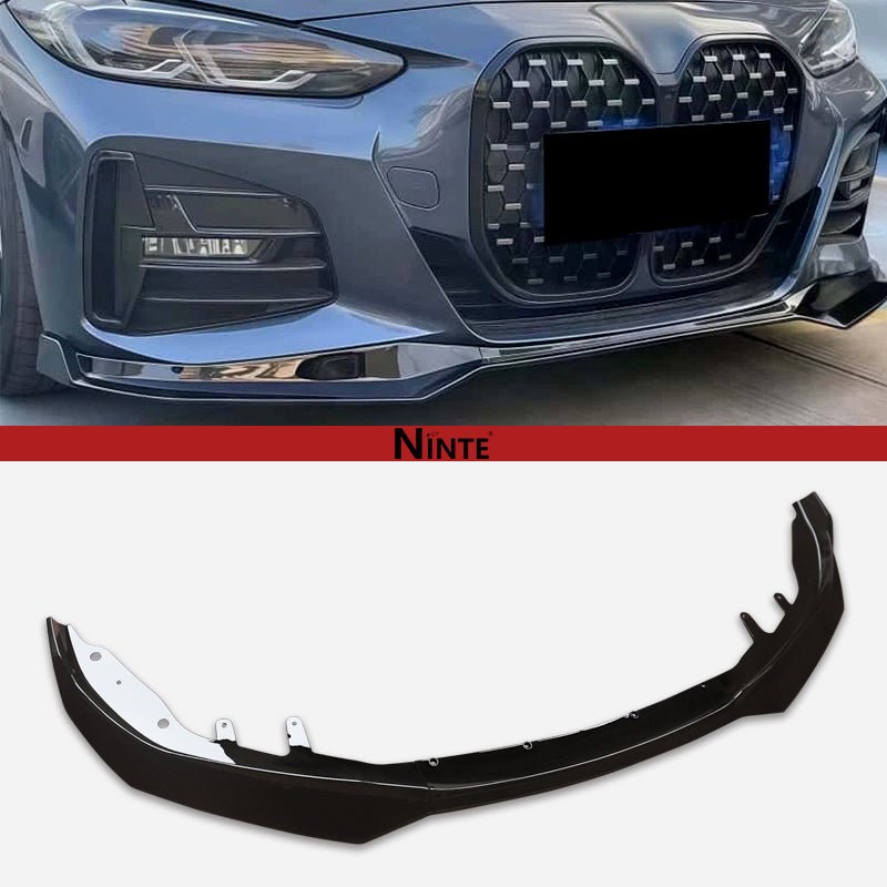 NINTE For 2020 - 2025 BMW 4 Series G22 G23 425i 430i M Sport Front Bumper Lip - NINTE