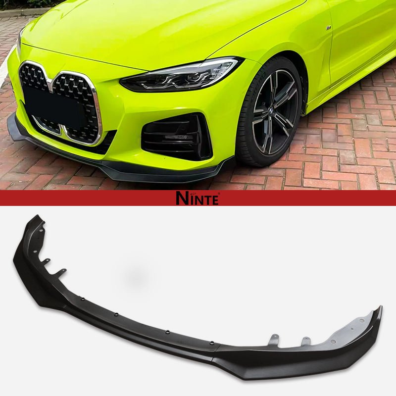 NINTE For 2020 - 2025 BMW 4 Series G22 G23 425i 430i M Sport Front Bumper Lip - NINTE