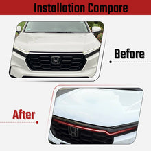Cargar imagen en el visor de la galería, NINTE Front Engine Hood Trim For 2023 - 2025 Honda CR - V Center Grille Trim Overlay - NINTE