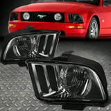 NINTE For 05-09 Ford Mustang S197 Headlight Replacement Pair