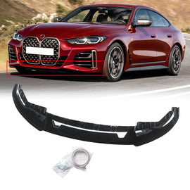 NINTE One - Piece for 2021 - 2025 BMW 4 Series Gran Coupe G26 i4 M - Sport Front Bumper Lip Bodykit Part Lower Splitter - NINTE