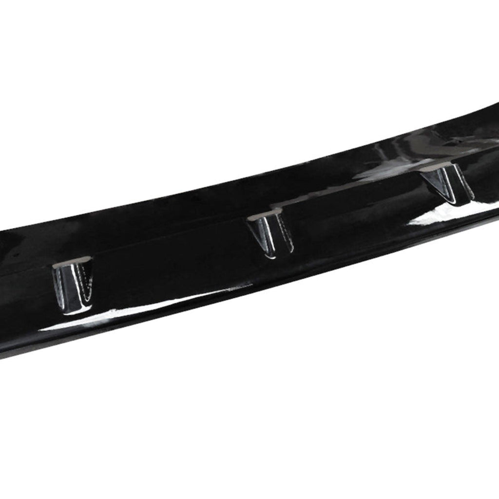 NINTE One - Piece Style For 2013 - 2016 Audi A4 B8.5 Avant Front Lip Gloss Black ABS 1 Piece - NINTE