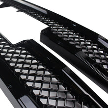 Load image into Gallery viewer, NINTE For 2016 - 2018 GMC Sierra 1500 Grille Overlay Grille Covers Chrome/Gloss Black - NINTE