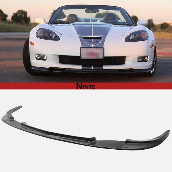 Carbon Fiber Look Front Bumper Lip - Corvette C6 Z06 Grand Sport ZR1 2006-2013