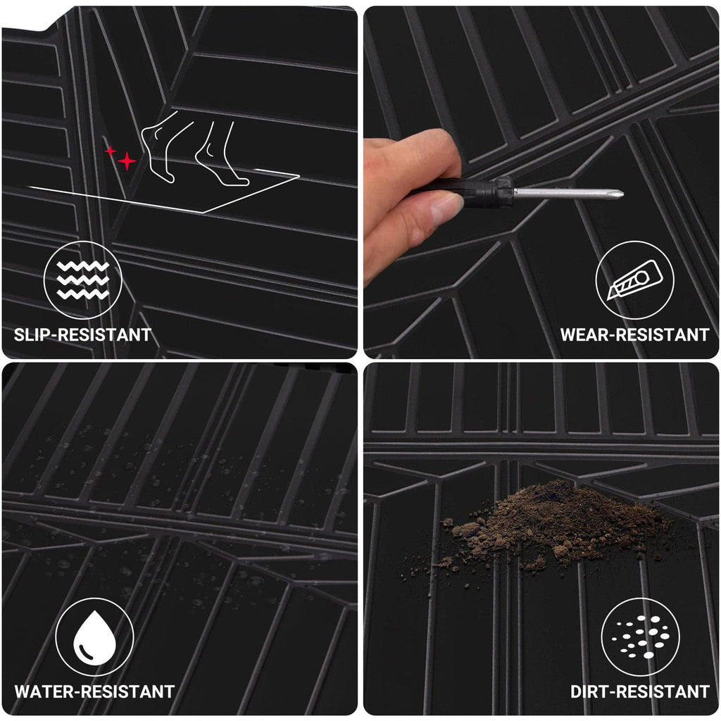 NINTE For 2005 - 2023 Toyota Tacoma 5 ft ( 60" ) Short Bed All Weather Car Bed Liner Black - NINTE