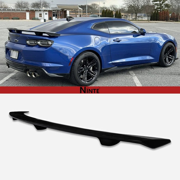 thumbnail image 2 of MagicKit Wickerbill Style Rear Trunk Spoiler For 2016-2023 Chevy Camaro RS SS ZL1 - Smoked Black ABS 2 of 6