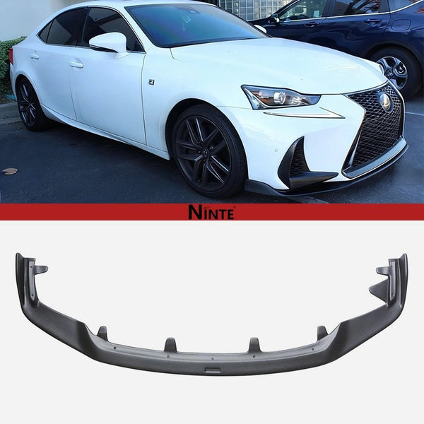 NINTE AR Style Front Lip For 2017-2020 Lexus IS200t IS300 IS350 3 個の車のフロントバンパーリップスポイラーカナードスプリッター、レクサス IS200t IS300 IS350 F スポーツ 20