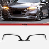 NINTE Front Fog Light Lamp Cover For 2018-2020 Honda 10th Accord JDM Style