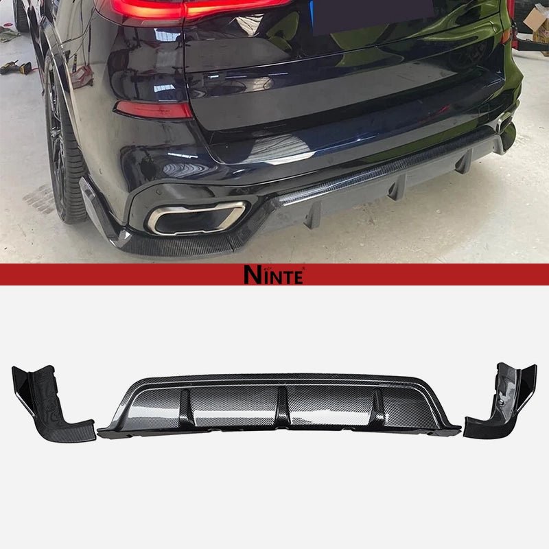 NINTE For 2019-2025 BMW G05 X5 Rear Diffuser M Sport ABS Painted