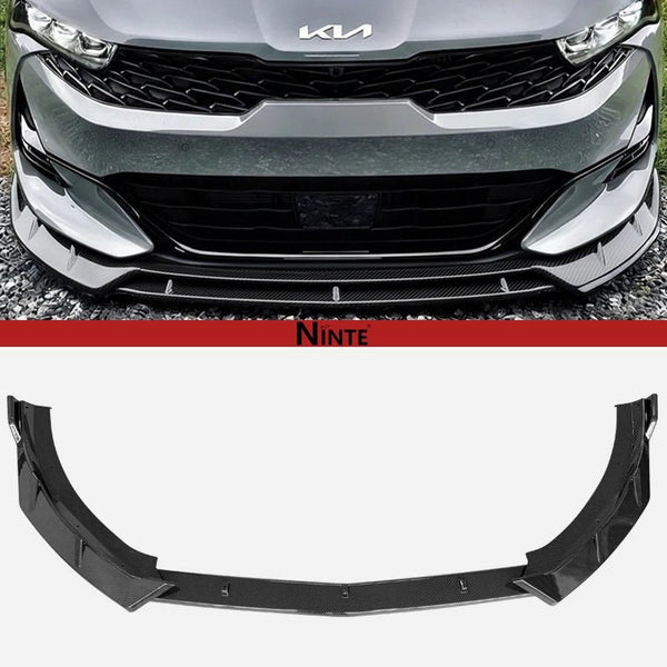 FOR KIA K5 2021-2024 Carbon Front Bumper Lip Spoiler FOR KIA K5 2021-2024 Carbon Front Bumper Lip Spoiler