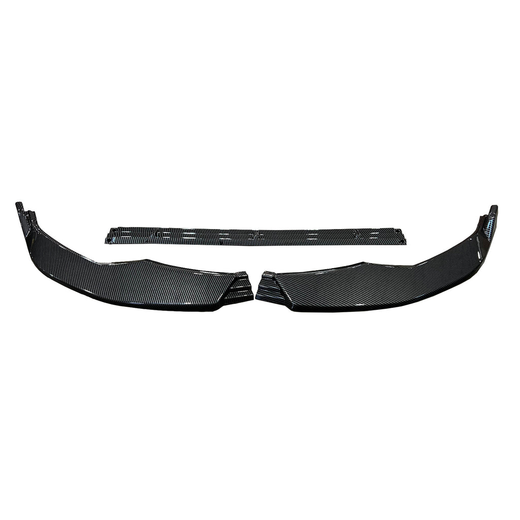 NINTE For 2021 - 2024 Audi A3 8Y Front Lip ABS Front Bumper Splitter ABS 3 Pieces NON - Fit S - Line Fit Sport - NINTE