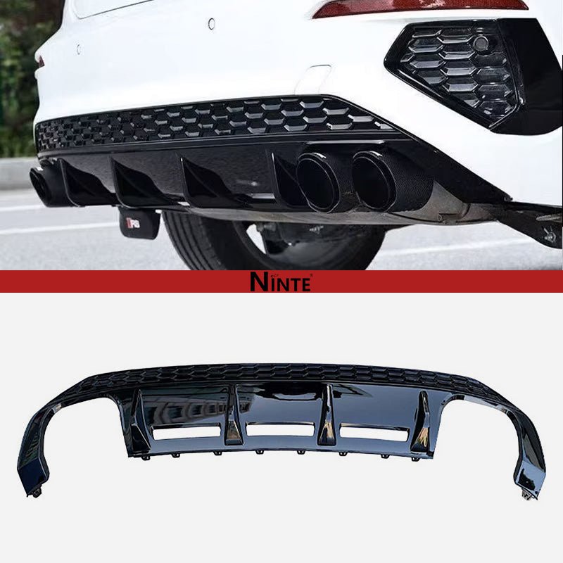 NINTE Rear Diffuser For 2021 Audi A3 Coupe Sport Lower Bumper Lip - NINTE