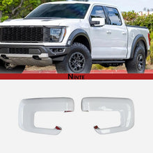 Laden Sie das Bild in den Galerie-Viewer, NINTE For 2021 - 2025 Ford F150 Mirror COVERS Overlays With Signal Hole - NINTE