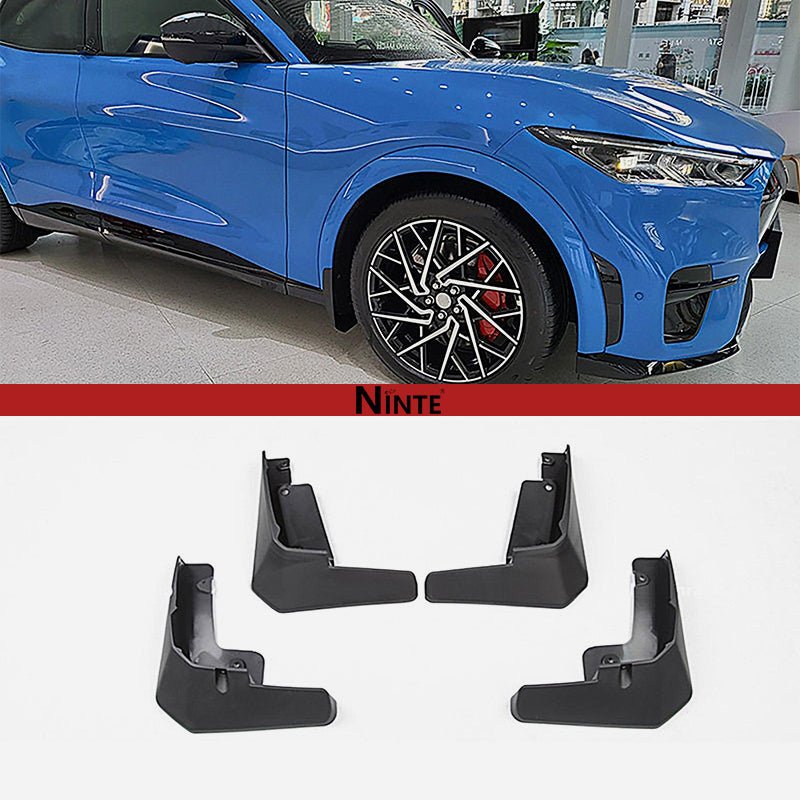 NINTE Mud Flaps For 2020 - 2024 Ford Mustang Mach - E Fender Splash Guards 4pcs - NINTE