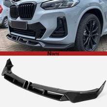 Charger l'image dans la galerie, NINTE Front Lip For 2022-2024 LCI BMW G01 G02 X3 X4 M-Sport Front Bumper Splitter