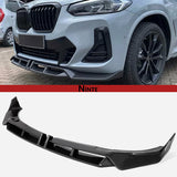 NINTE Front Lip For 2022-2024 LCI BMW G01 G02 X3 X4 M-Sport Front Bumper Splitter