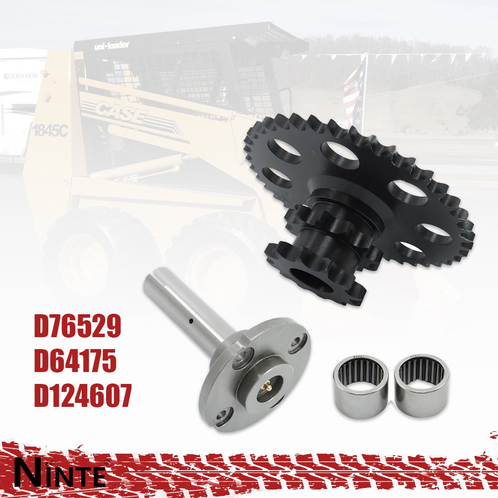 duster1975！ NINTE Chain Drive Sprocket Set Cluster For Case 1845C Skid Steer