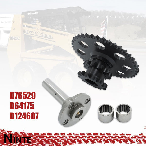 NINTE Chain Drive Sprocket Set Cluster For Case 1845C Skid Steer