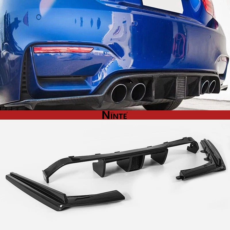 NINTE MP Style Rear Bumper W/ LED Brake Light For 2015-2020 BMW