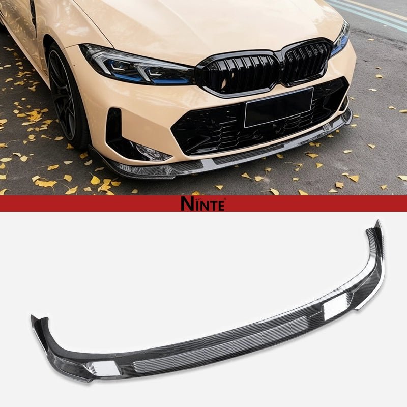FD Style Gloss Black Front Bumper Splitter Lip For BMW 3 Series G20 (2022.6–2025)