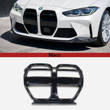 NINTE Nose Grille For 2021-2025 BMW M3 G80 M4 G82 G83 V-ST Style Crystal Black