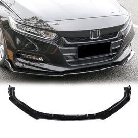 NINTE Front Lip For 2018 - 2022 Honda 10th Gen Accord Front Splitter Chin 3PCs - NINTE
