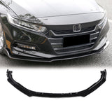 NINTE Front Lip For 2018-2022 Honda 10th Gen Accord Front Splitter Chin 3PCs