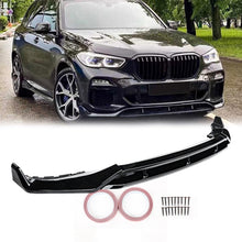 Charger l'image dans la galerie, NINTE For 2019 - 2023 BMW G05 X5 M - Sport 4pc ABS Front Lip Front Bumper Splitters - NINTE