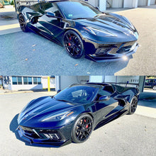 Cargar imagen en el visor de la galería, NINTE For 2020 - 2024 Chevy Corvette C8 Front Lip Side Skirts Gloss Black Bottom Line Style Lips - NINTE