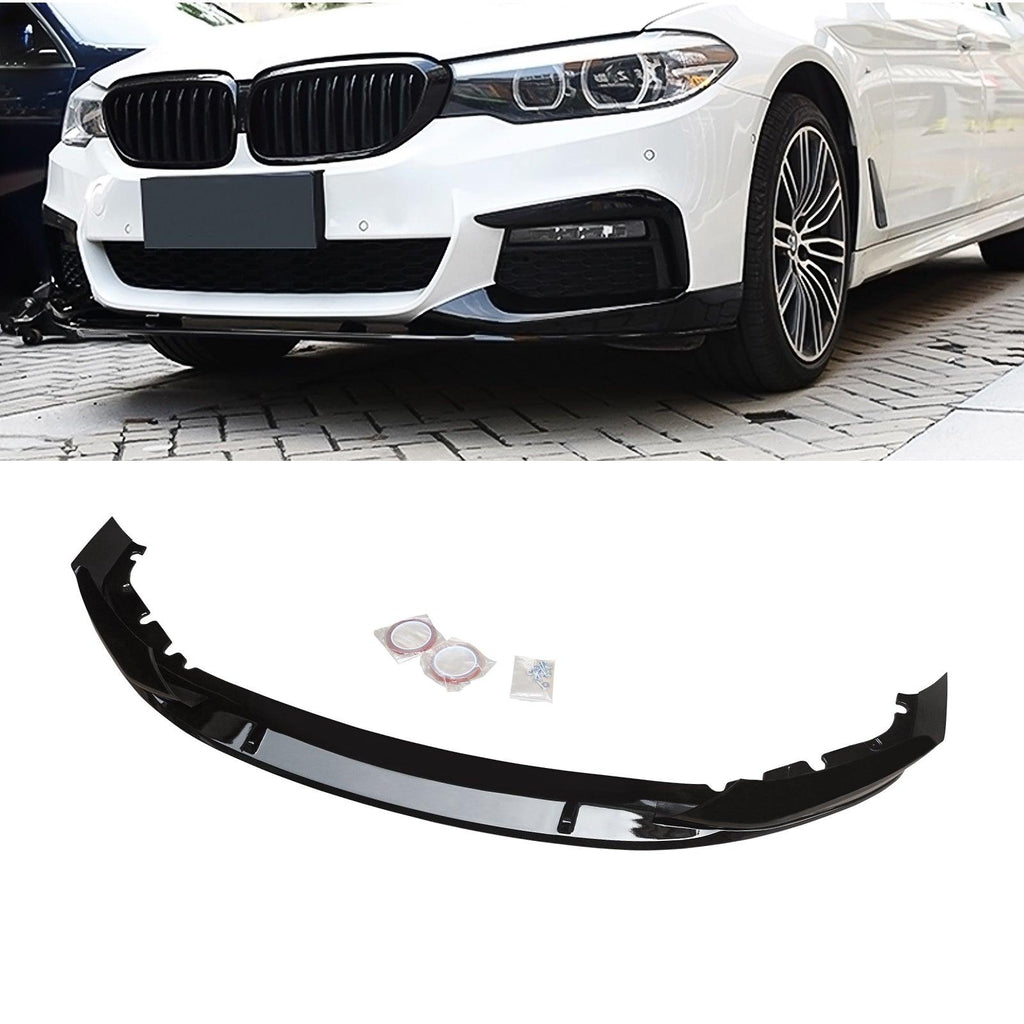 NINTE Front Lip For 2017 - 2020 BMW 5 Series G30 G38 M Sport MP Style Lower Splitter - NINTE
