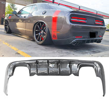 Load image into Gallery viewer, NINTE for 2015-2023 Dodge Challenger ABS Rear Diffuser Lip Carbon Fiber Look
