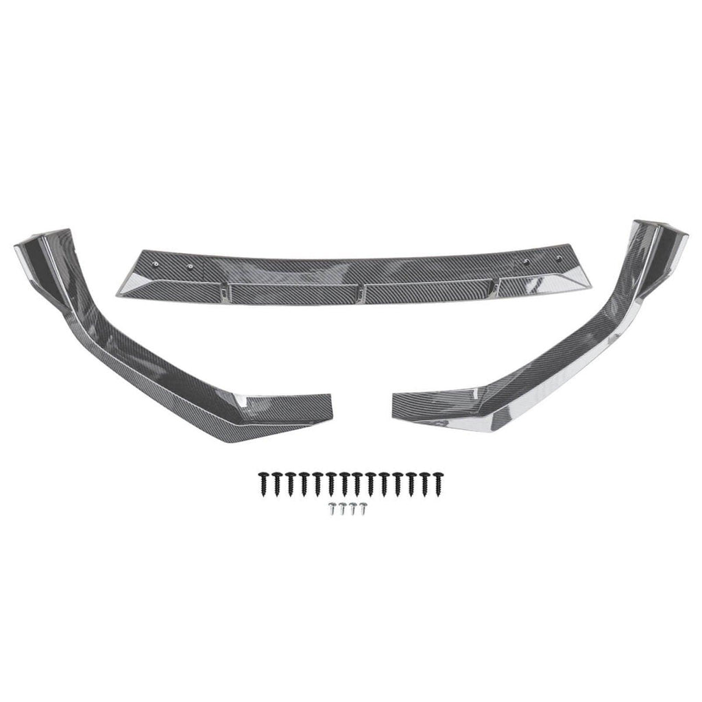 NINTE For 2023 - 2024 Honda CR - V CRV EX/LX Front Bumper Lip Splitters Front Spoiler ABS 3 Pieces - NINTE
