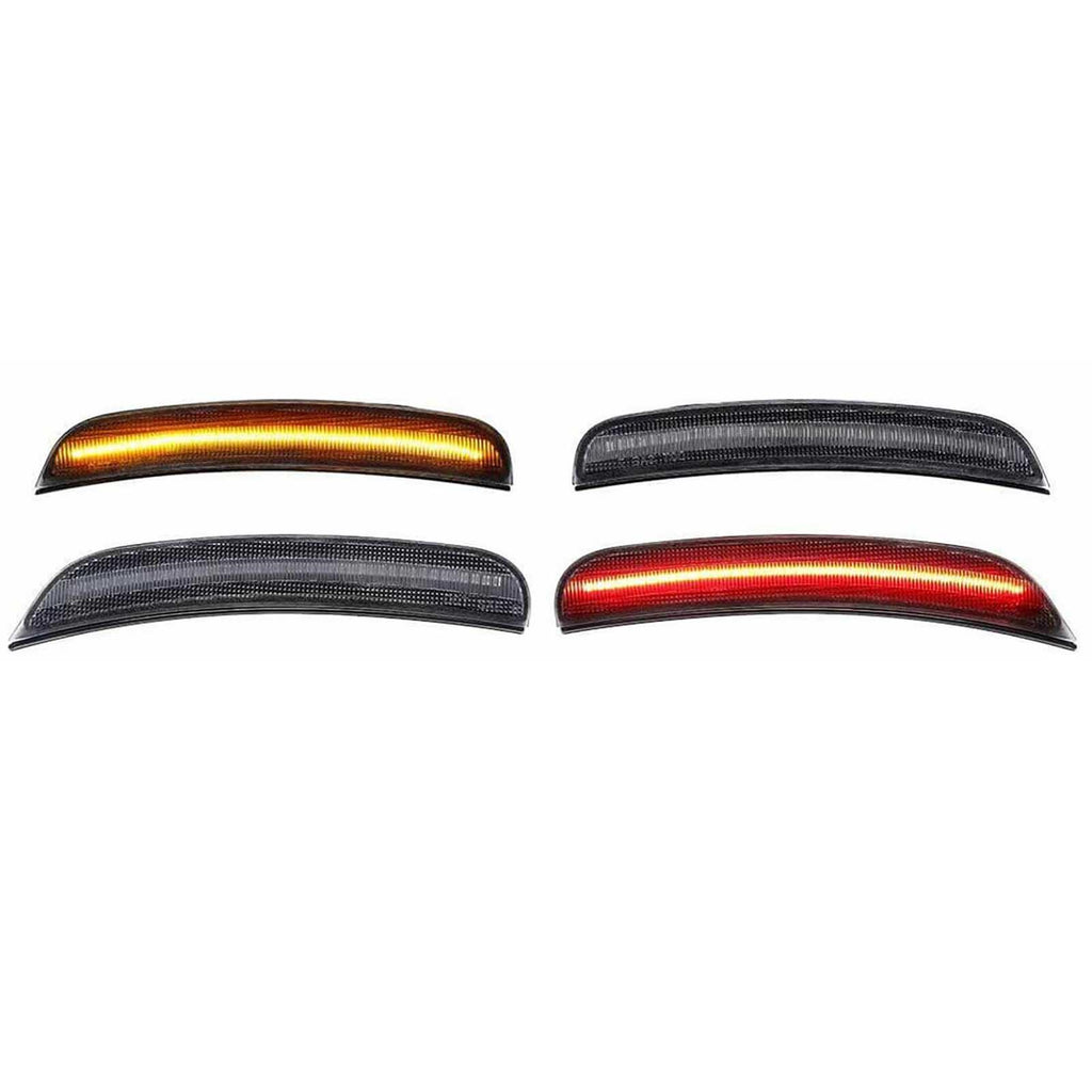 NINTE For 2015 - 2024 Dodge Charger R/T Scat Pack SXT GT SRT Front Rear Smoked Lens Lamps LED Side Marker Lights - NINTE
