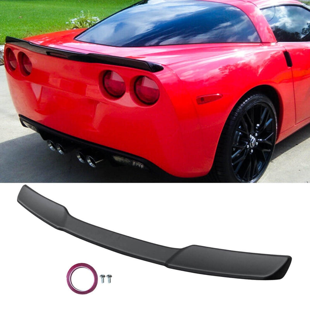 NINTE For 2005 - 2013 Chevrolet Corvette C6 Rear Spoiler ABS Trunk Wing Spoiler - NINTE