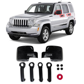 NINTE For 2008 - 2013 JEEP LIBERTY & 2007 - 2012 DODGE NITRO Mirror & Door handle Covers - NINTE