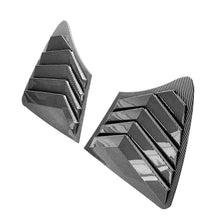 Cargar imagen en el visor de la galería, NINTE Rear Side Window Louvers for 2014 - 2024 Infiniti Q50 Air Vent Scoop Shades Cover Blinds Trim Exterior Accessories Sport Style 2pcs - NINTE