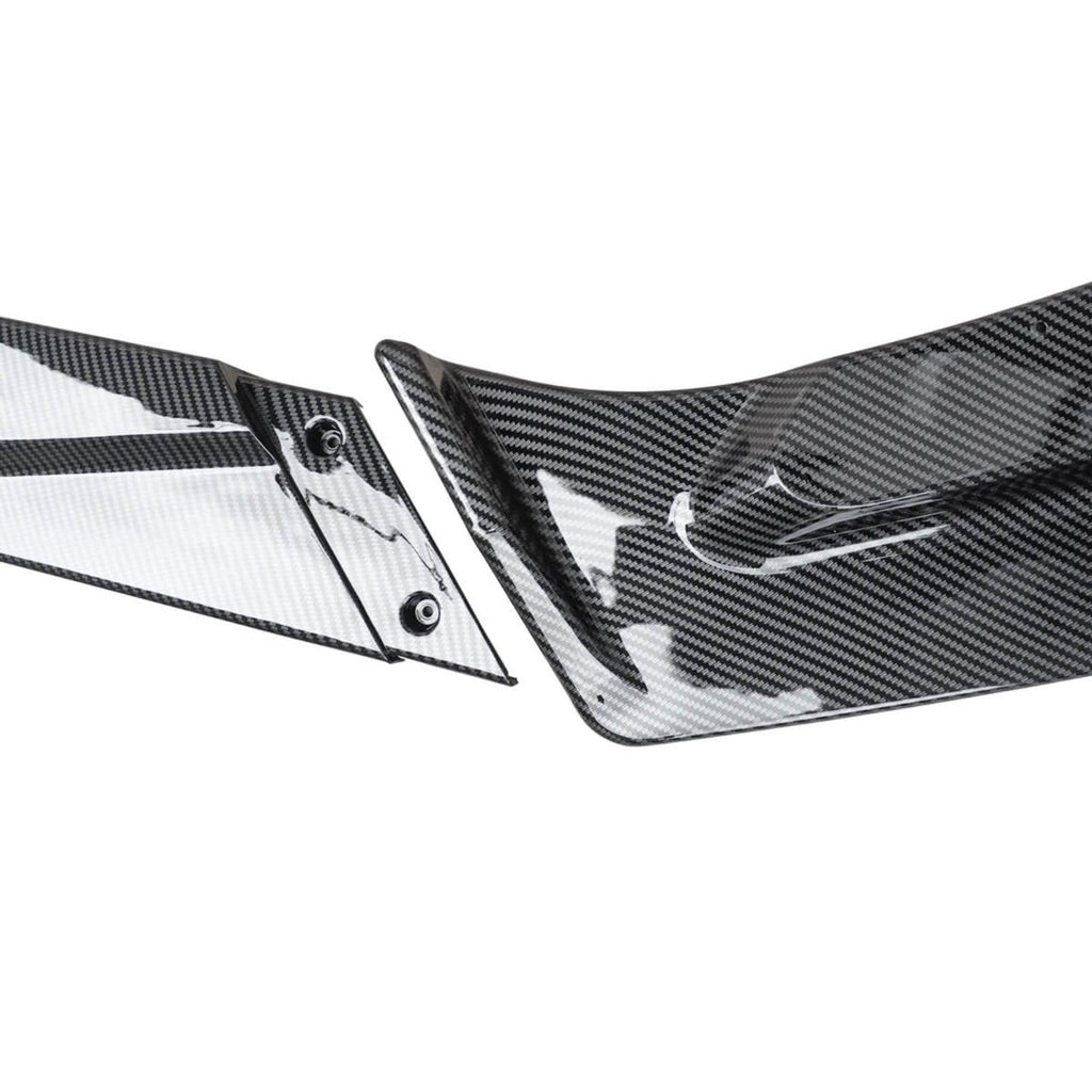 NINTE For 2016 - 2024 Chevrolet Malibu Front Lip ABS 3PCs Front Bumper Splitters - NINTE