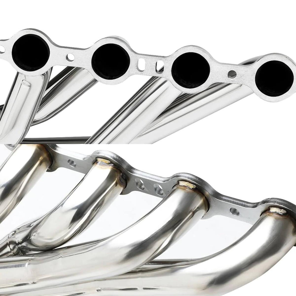 NINTE For 2007 - 2014 Chevy GMC Sierra 1500 4.8L 5.3L 6.0L Exhaust Header - NINTE