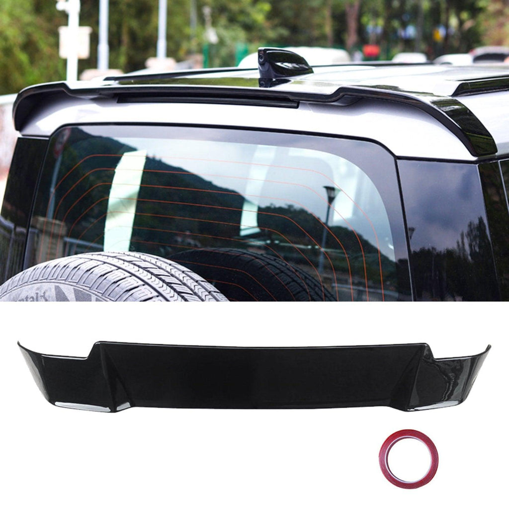 NINTE for Defender Rear Tail Spoiler Fit for Land Rover Defender 90 110 130 L663 L851 2020 - 2023 Gloss Black ABS Painted Rear Tail Roof Spoiler Wing Trunk Lip - NINTE