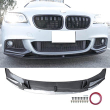 Load image into Gallery viewer, NINTE For 2011 - 2016 BMW 5 Series F10 M Sport Front Lip Bumper ABS 2Pcs Front Lip Splitter Kit - NINTE