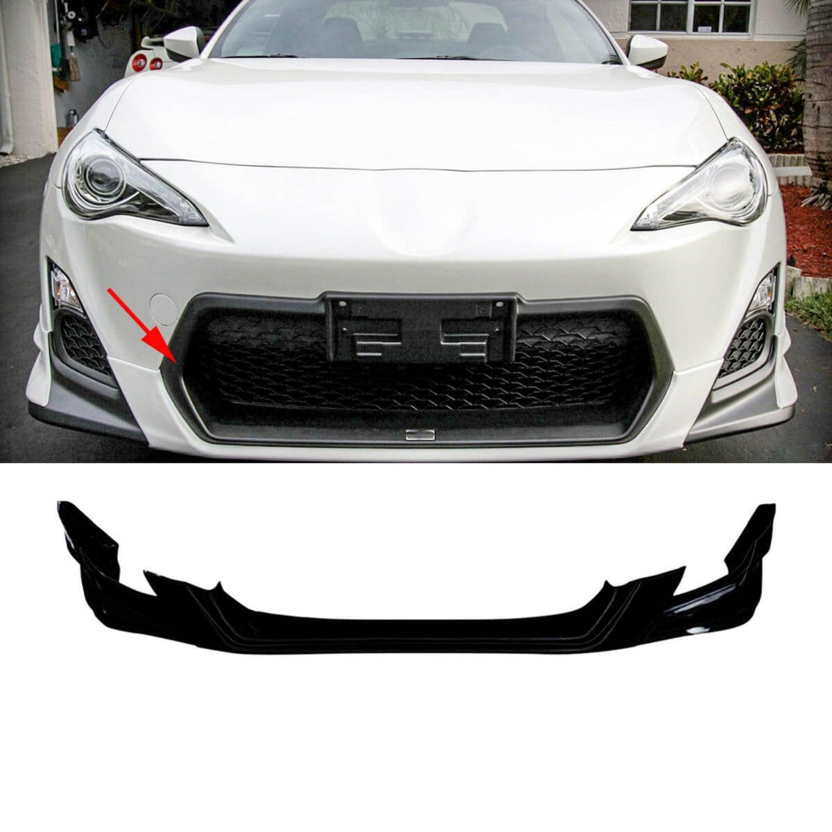 NINTE For 2013 2014 2015 2016 Scion FRS Toyota 86 TRD Front Bumper Lip