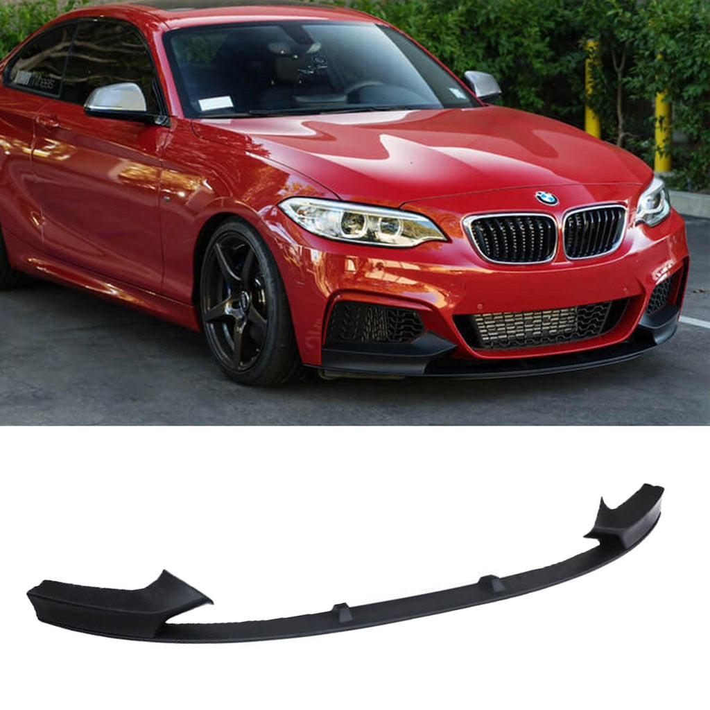 NINTE For 2014 - 2021 BMW 2 Series F22 F23 M Sport Front Bumper Lip Lower Splitter - NINTE