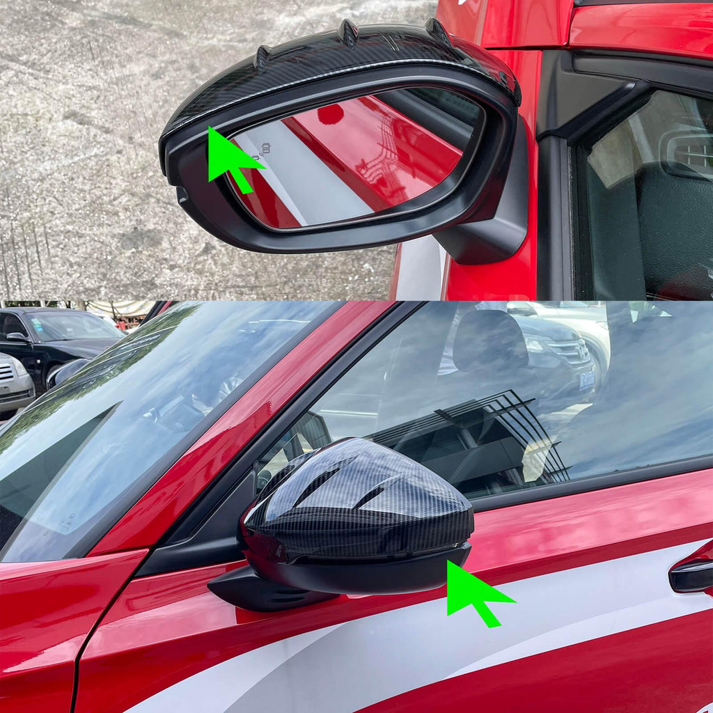 NINTE For 2022 - 2025 Honda Civic Sedan ABS Painted Rear View Mirror Covers Mirror Cap Overlay - NINTE