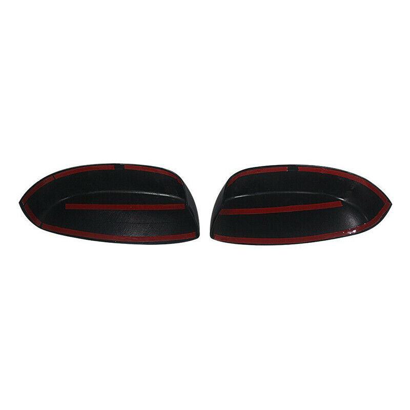 NINTE Mirror Cover For 2007 - 2013 Chevy Silverado 1500 GMC Sierra 1500 Yukon Gloss Black / Chrome - NINTE