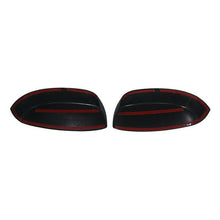 Laden Sie das Bild in den Galerie-Viewer, NINTE Mirror Cover For 2007 - 2013 Chevy Silverado 1500 GMC Sierra 1500 Yukon Gloss Black / Chrome - NINTE