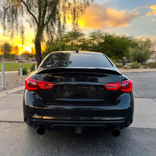 Load image into Gallery viewer, NINTE For 2014 - 2024 Infiniti Q50 PSM Style Rear Spoiler ABS Trunk Spoiler Wing Splitter - NINTE