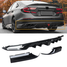 Charger l'image dans la galerie, NINTE Rear Diffuser W/Led Brake Light For 2018 - 2022 Honda Accord including Corner Apron Spats - NINTE