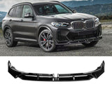 NINTE Front Lip For 2022-2024 LCI BMW G01 G02 X3 X4 M-Sport Front Bumper Splitter